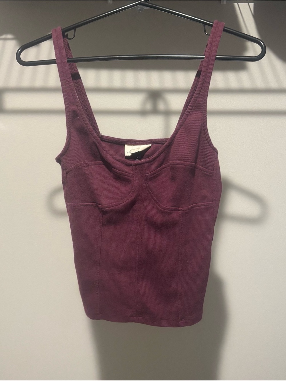 Universal Thread Plum Ribbed Tank Top